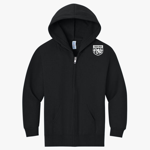 Friday Night Flag - Youth NuBlend ® Full Zip Hooded Sweatshirt Thumbnail