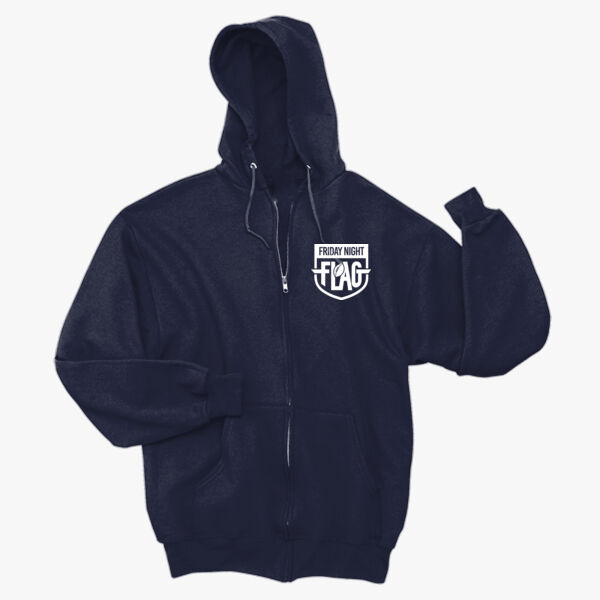 Friday Night Flag - NuBlend ® Full Zip Hooded Sweatshirt Thumbnail