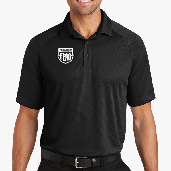 Friday Night Flag - Crossover Raglan Polo Thumbnail